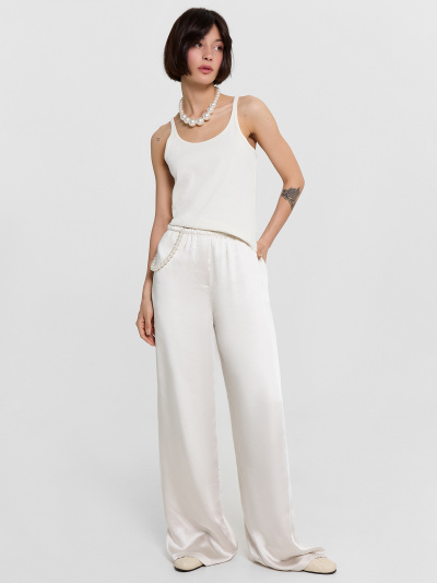 Брюки Mark Formelle 182544/24-33468П-9 молочный - фото 3