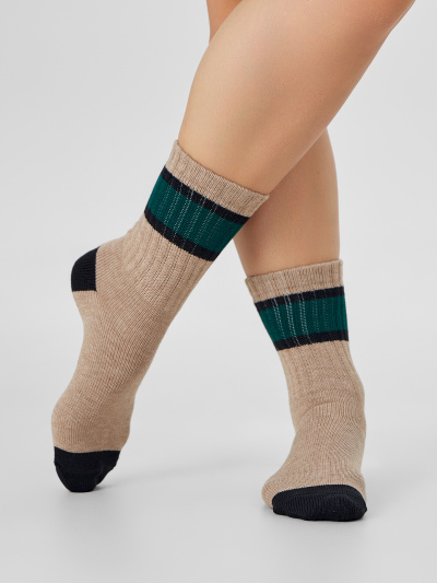 Носки Mark Formelle 394K-3367/25394K-1 бежевый_меланж_рис.3367 - фото 1