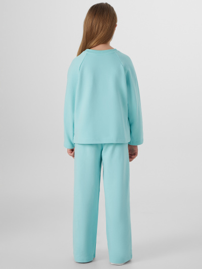 Брюки, свитшот Mark Formelle 397763/25-38997П-7 бирюзово_голубой_печать_2_сл_на_пол - фото 2