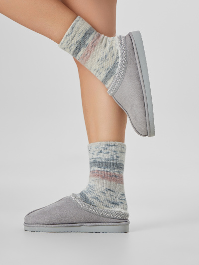 Носки Mark Formelle 399K-3364/25399K серый_розовый_рис.3364 - фото 2