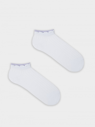 Носки Mark Formelle 406K-3177/B3-25406K белый_св.лаванда_рис.3177 - фото 1