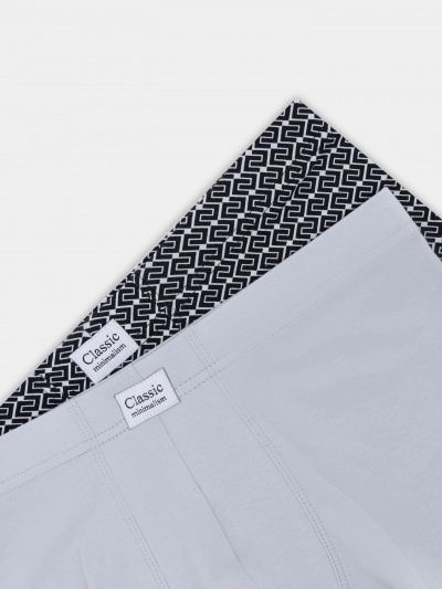 Трусы Mark Formelle 411229-2/25-5165П-5 квадратный_узор_на_черном_св.серый - фото 3