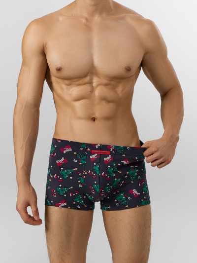 Трусы Mark Formelle 411229/25-5101П-5Н елки_на_черном - фото 2