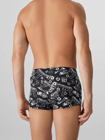 Трусы Mark Formelle 411230/25-4986П-5 пистолеты_и_деньги_на_черном - фото 3