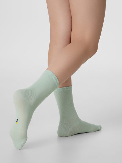 Носки Mark Formelle 430K-1407/B3-22430K св.эвкалипт_рис.1407 - фото 1