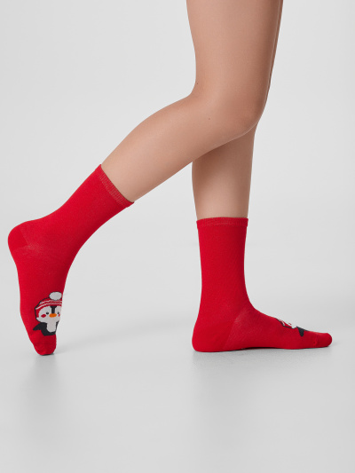 Носки Mark Formelle 430K-3470/B4-25430K-1 я.красный_рис.3470 - фото 1