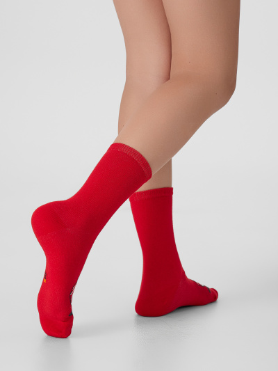 Носки Mark Formelle 430K-3470/B4-25430K-1 я.красный_рис.3470 - фото 2