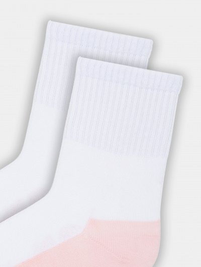 Носки Mark Formelle 444K-3078/B3-25444K белый_розовый_рис.3078 - фото 2