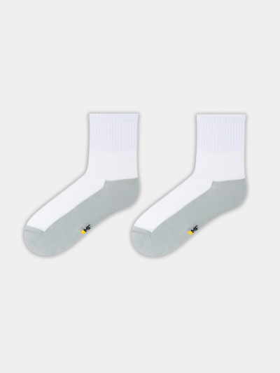 Носки Mark Formelle 444K-3078/B3-25444K белый_св.оливка_рис.3078 - фото 1