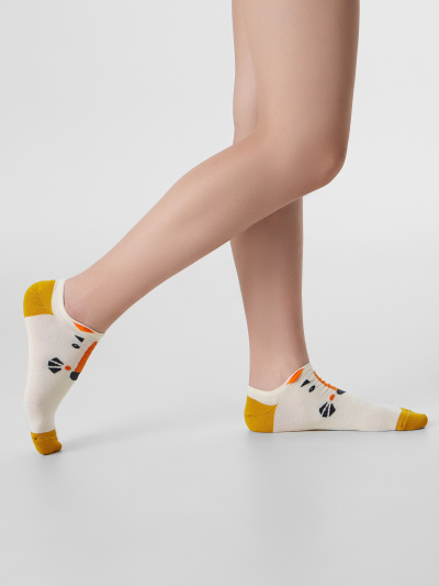 Носки Mark Formelle 453K-1957/B4-22453K молочный_рис.1957 - фото 2