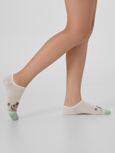 Носки Mark Formelle 453K-3189/B4-25453K молочный_рис.3189 - фото 3
