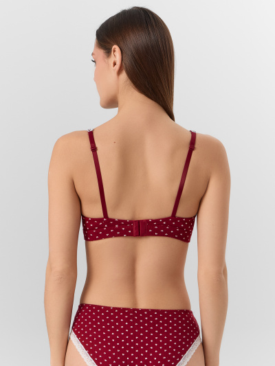 Бюстгальтер Mark Formelle 512504/25-34978Ц-1 сердечки_на_т.красном - фото 2