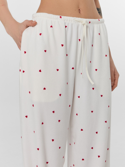 Брюки Mark Formelle 532537/25-39090ПП-3 сердечки_на_св.молочном - фото 3