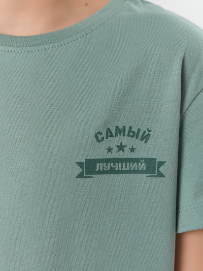 Футболка, шорты Mark Formelle 563322/25-39771ПП-0 зеленая_пастель_зеленая_клетка_1_сл_на_пол - фото 3