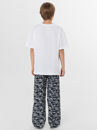 Брюки, футболка Mark Formelle 563337/25-40743ПП-0 белый_тигры_камуфляж_3_сл_на_пол - фото 1