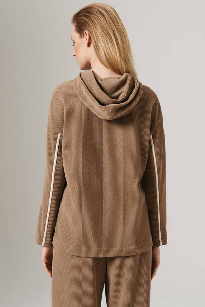 Худи Nelva 23112 капучино - фото 6