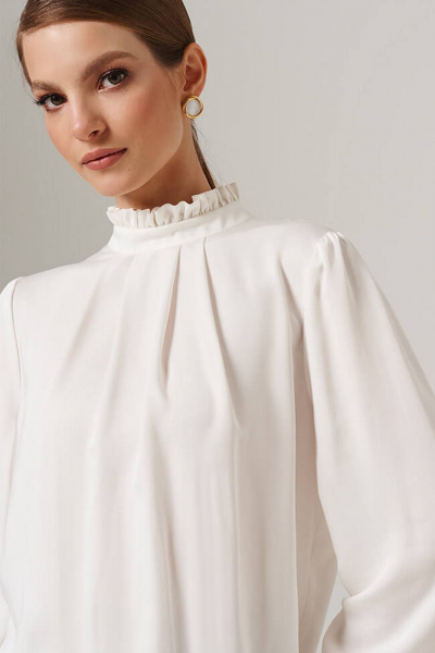 Блуза Nelva 23138 молочный - фото 3