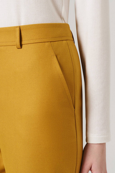 Брюки Nelva 31086 золотая олива - фото 4