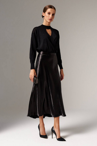 Юбка Nelva 4854 черный - фото 1