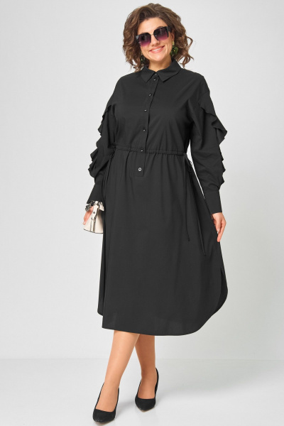 Платье EVA GRANT 7223 черный - фото 19