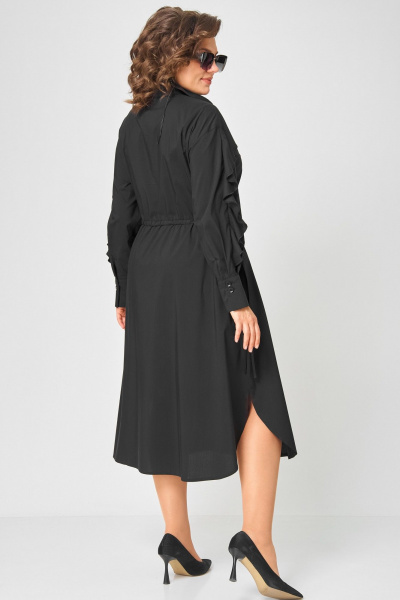 Платье EVA GRANT 7223 черный - фото 11