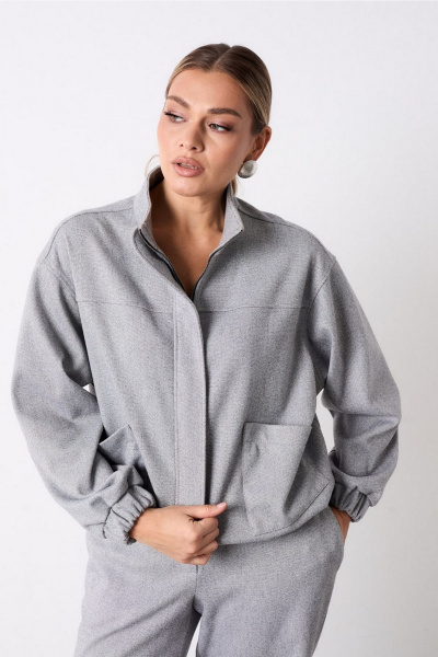 Брюки, джемпер AMUARt 1078.1 серый - фото 6