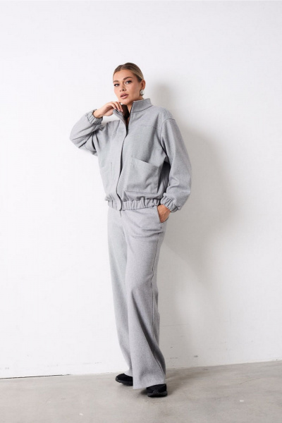 Брюки, джемпер AMUARt 1078.1 серый - фото 1