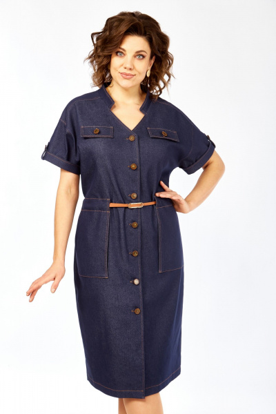 Платье Matini 3.1807 синий - фото 7