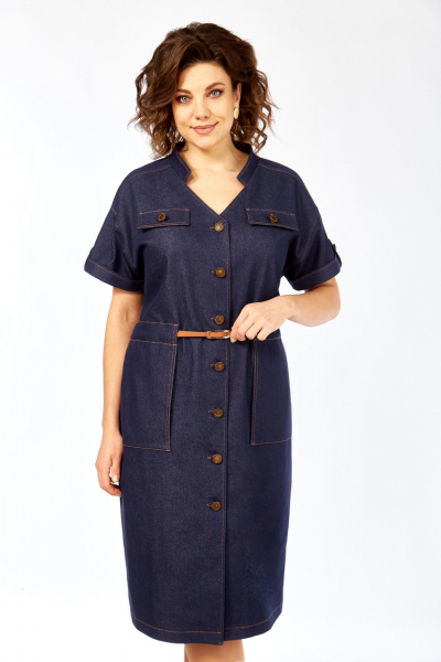 Платье Matini 3.1807 синий - фото 6