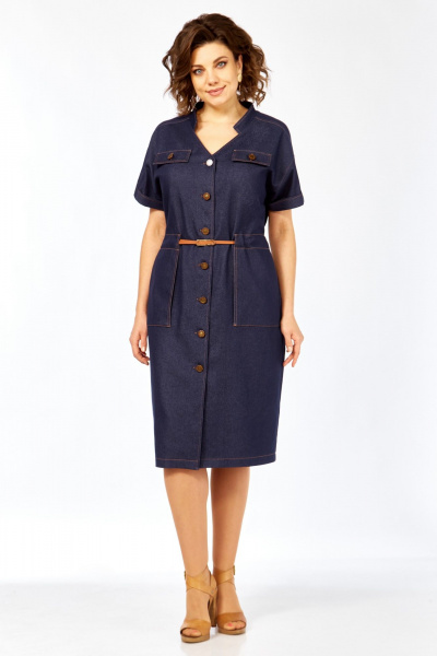 Платье Matini 3.1807 синий - фото 4