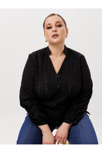 Блуза AVA fashion М-168 черный - фото 11