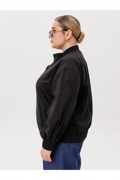 Бомбер AVA fashion М-169 черный - фото 12