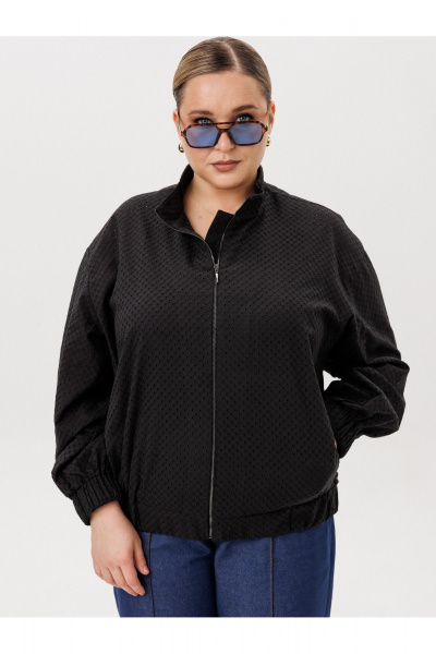 Бомбер AVA fashion М-169 черный - фото 9