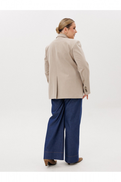 Жакет AVA fashion М-172 бежевый - фото 12