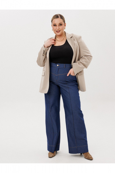 Жакет AVA fashion М-172 бежевый - фото 9