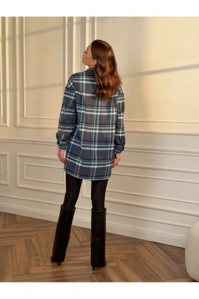 Рубашка Dilana VIP 2127 сине-голубой - фото 6