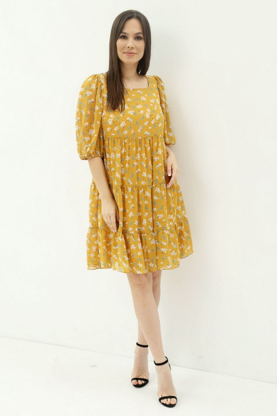 Платье Магия моды 1943 желтый - фото 2
