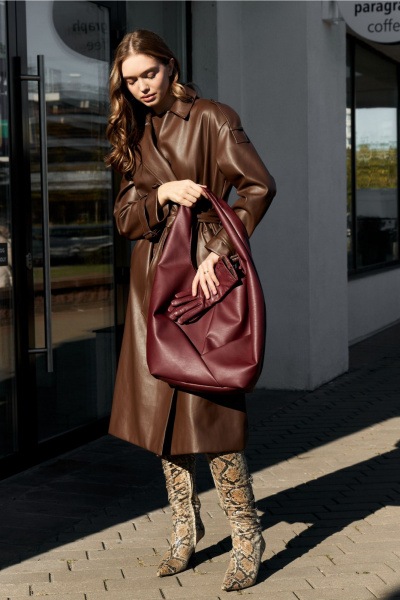 Сумка Polisto Mirai L бордовый - фото 3