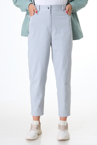 Брюки Anelli 1041.1 циркон - фото 3