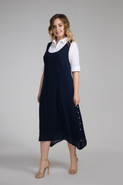 Блуза, сарафан Панда 443290 синий - фото 1