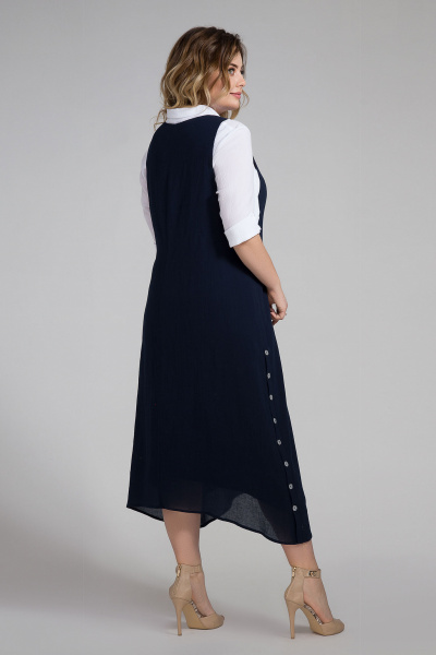 Блуза, сарафан Панда 443290 синий - фото 3