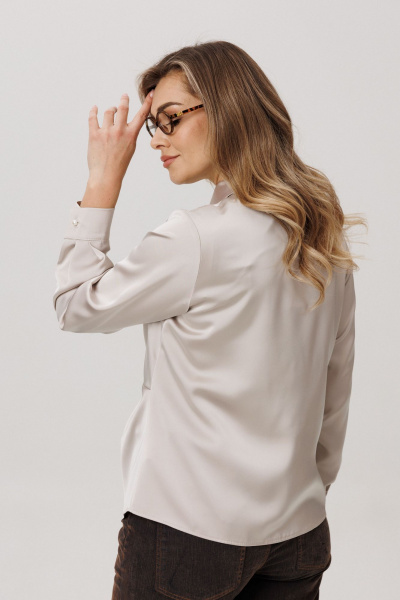 Блуза Anelli 1791 айс_латте - фото 10