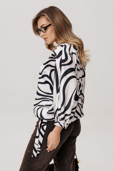 Блуза Anelli 1662 белое_озеро - фото 9