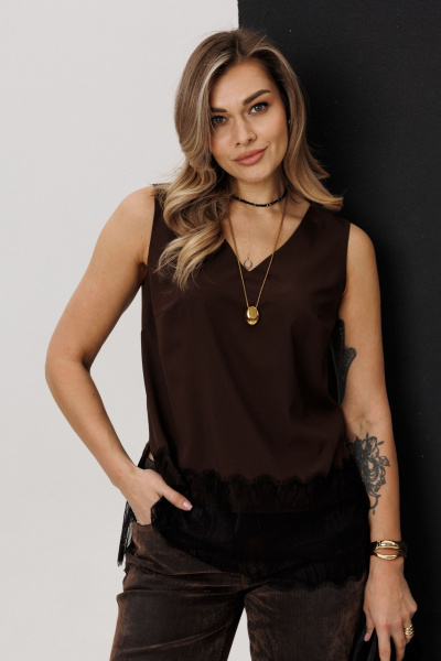 Топ Anelli 1664 ледяной_какао - фото 6