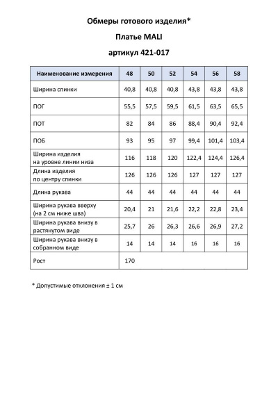 Платье MALI 421-017 голубой - фото 7