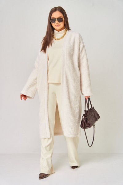 Брюки, джемпер, кардиган V&N Fashion 1064 бежевый - фото 3