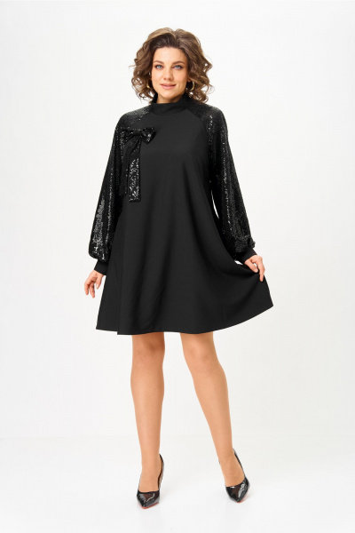 Платье V&N Fashion 1100 черный - фото 9