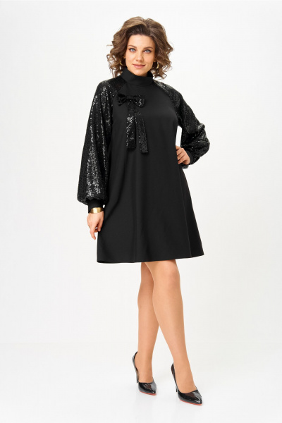 Платье V&N Fashion 1100 черный - фото 7