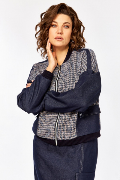 Бомбер, юбка Lady Secret 25103 синий - фото 5