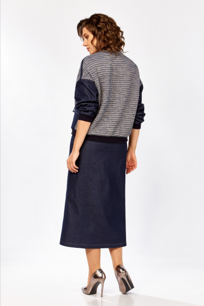 Бомбер, юбка Lady Secret 25103 синий - фото 7